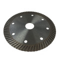 China Hot Press circular diamond fine turbo saw blade for dry cutting granite , concrete , brick